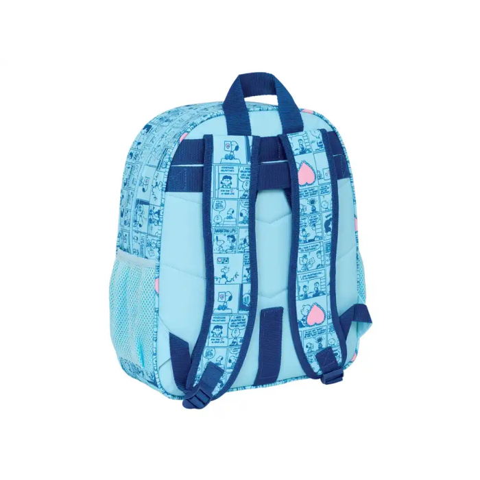 Mochila Escolar Snoopy Love Azul 32 x 38 x 12 cm 1