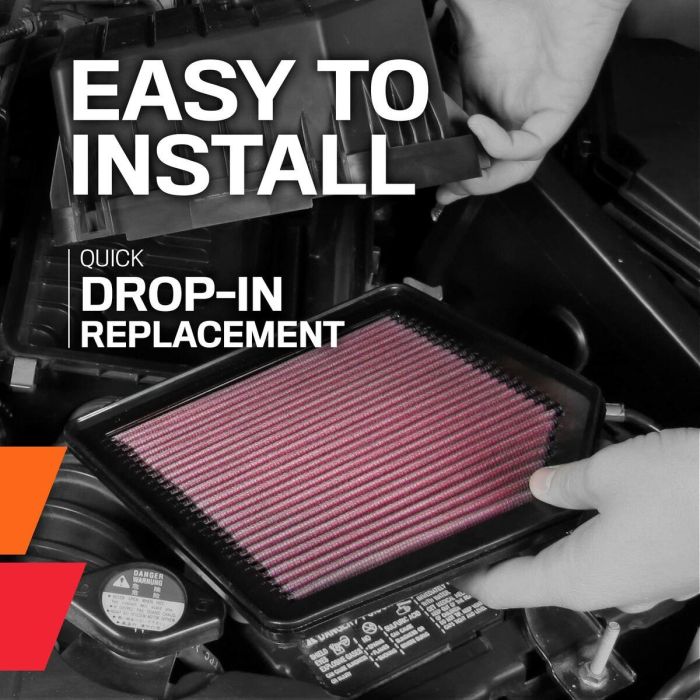 K&N 33-3025 Filtro de Aire de Rendimiento Reutilizable y Lavable para Aumentar Potencia, Flujo de Aire y Proteger el Motor 3