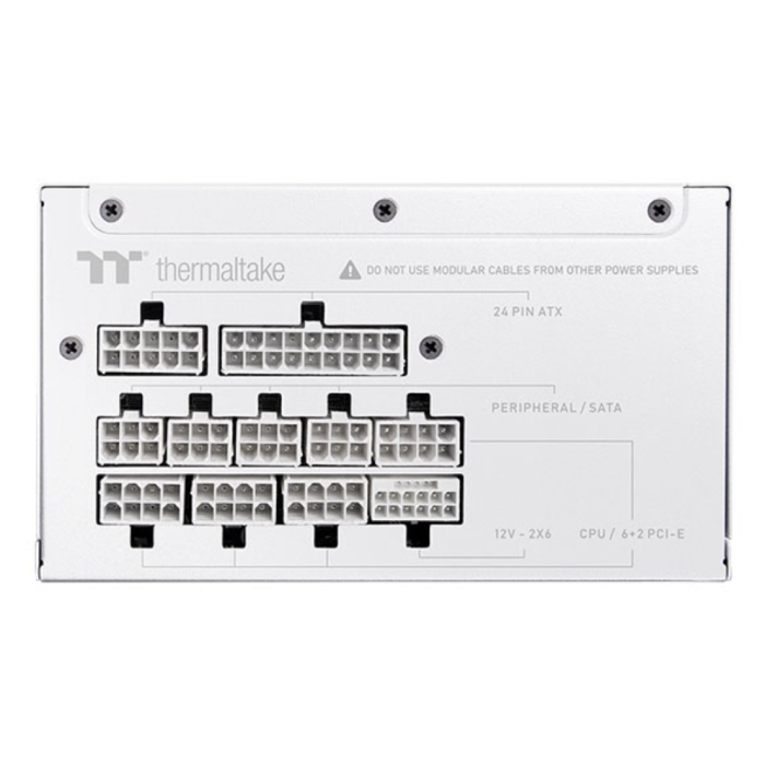Thermaltake Fuente de Alimentación 850W Toughpower GT Snow ATX 3.1 80 PLUS Gold Blanca Modular 3 Thermaltake Fuente de Alimentación 850W Toughpower GT Snow ATX 3.1 80 PLUS Gold Blanca Modular 3