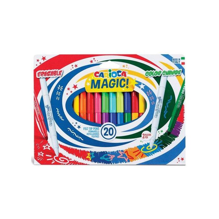 Rotulador Fibra Carioca Magic Markers Especial Caja De 20