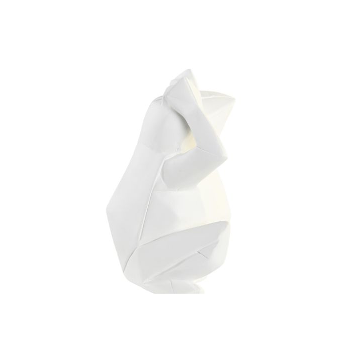 DKD Home Decor Figura de Rana Moderna de Resina Blanca 13x17.8x18.5 cm, Juego de 3 Unidades Surtidas
