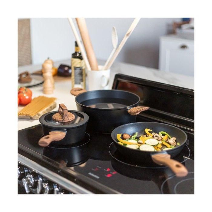 Livoo MZP147 Juego de utensilios de cocina de 5 piezas Momentos de bienestar Negro 1 Livoo MZP147 Juego de utensilios de cocina de 5 piezas Momentos de bienestar Negro 1