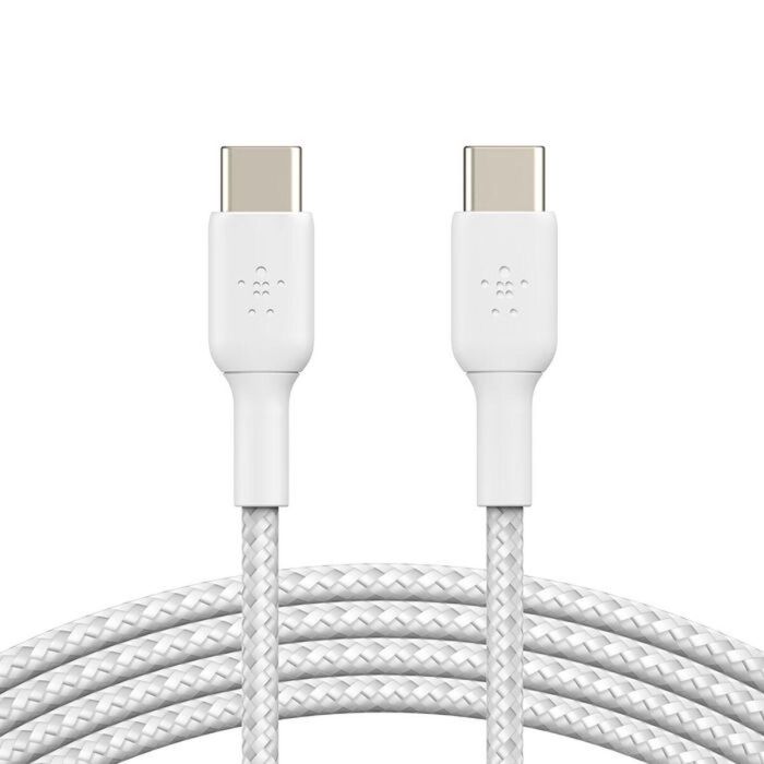 Cable USB-C Belkin CAB004BT2MWH2PK Blanco 2 m (2 Unidades) 8 Cable USB-C Belkin CAB004BT2MWH2PK Blanco 2 m (2 Unidades) 8