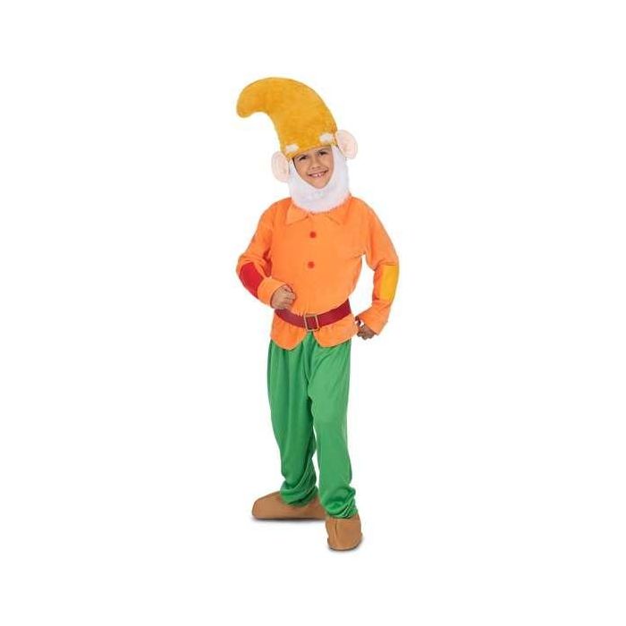 Disfraz enanito gorro, barba, casaca, cinturón, pantalón y cubrebotas talla 10-12 y Disfraz enanito gorro, barba, casaca, cinturón, pantalón y cubrebotas talla 10-12 y