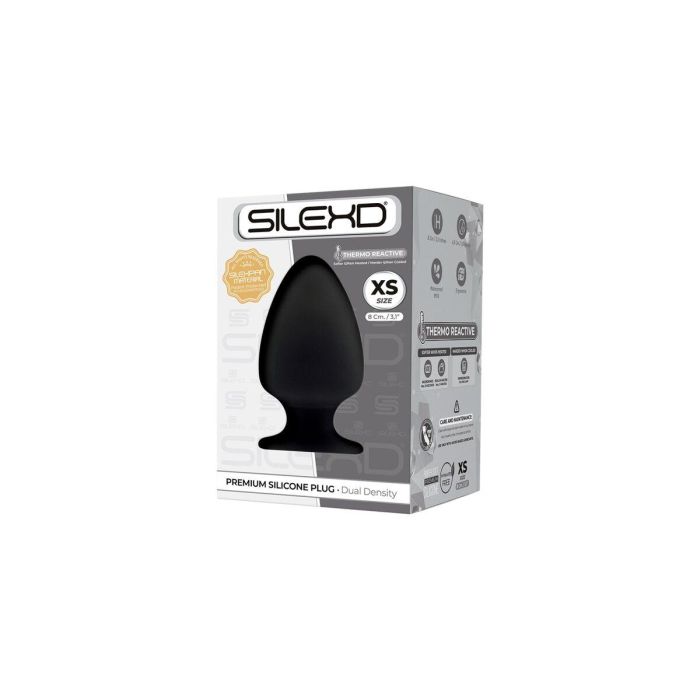 Plug Anal Silexd Negro Silicona XS 2 Plug Anal Silexd Negro Silicona XS 2