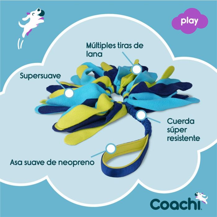 Juguete de adiestramiento Coachi TUGGI SPIDER Azul 2