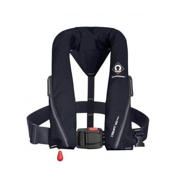 Crewsaver CRE5028654000578 Chaleco Salvavidas Hinchable Crewfit 165N Sport Automático sin Arnés Negro 2 Crewsaver CRE5028654000578 Chaleco Salvavidas Hinchable Crewfit 165N Sport Automático sin Arnés Negro 2