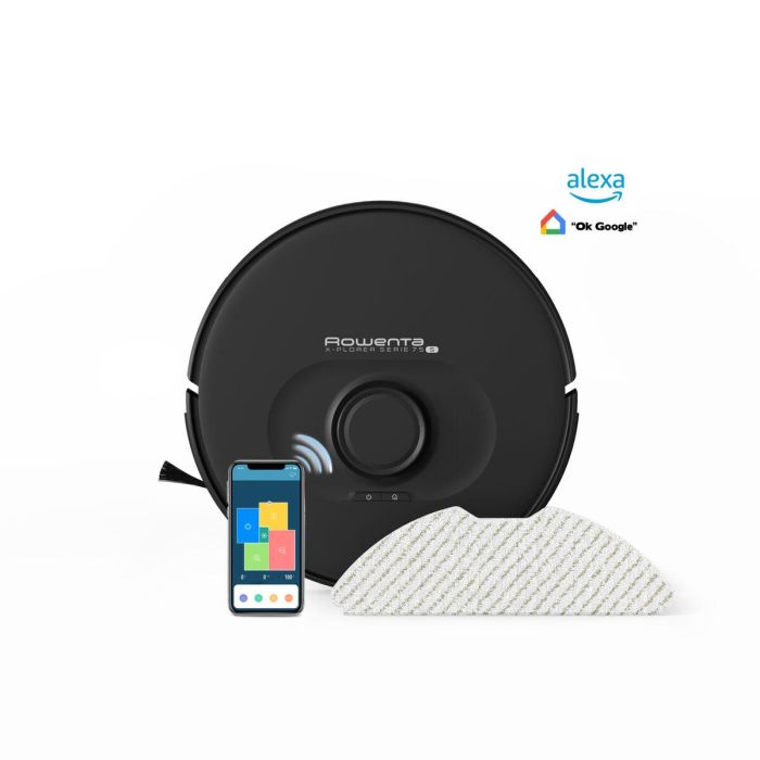 Rowenta RR8575WH Robot Aspirador Explorer Serie 75 S Animal y Allergy Friegasuelos con Navegación Láser Autonomía 120min 1