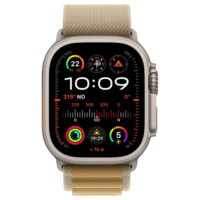 Apple Watch Ultra 2 GPS + Cellular 49mm Caja de Titanio Natural con Correa Alpine Loop Tan - Pequeña 1 Apple Watch Ultra 2 GPS + Cellular 49mm Caja de Titanio Natural con Correa Alpine Loop Tan - Pequeña 1
