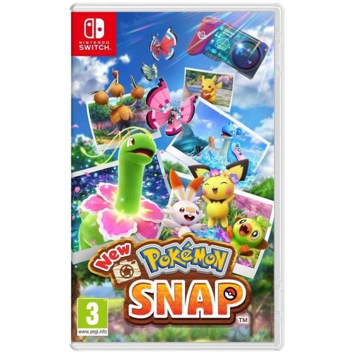 Nintendo Nuevo Pokémon Snap - Juego de Aventura para Nintendo Switch. Explora y Fotografía Pokémon en un mundo vibrante. Inspirado en el clásico N64. Nintendo Nuevo Pokémon Snap - Juego de Aventura para Nintendo Switch. Explora y Fotografía Pokémon en un mundo vibrante. Inspirado en el clásico N64.