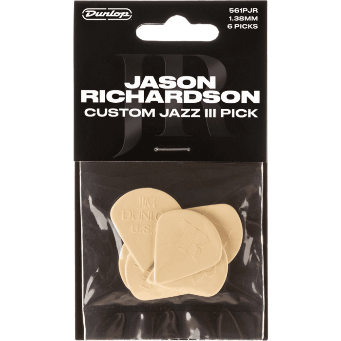 Pack 6 Púas Signature Jason Richardson Custom Jazz Iii 5