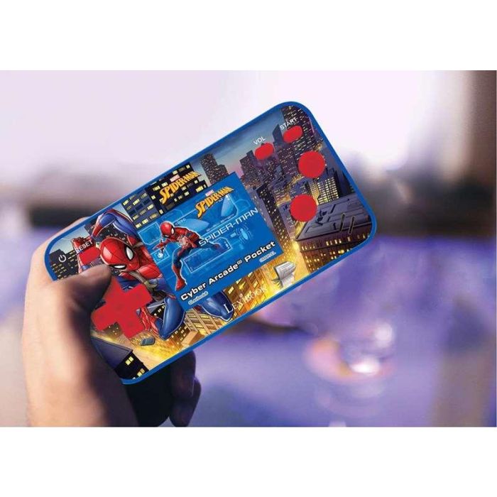 Consola de bolsillo spiderman pantalla 1.8'' con 150 juegos incluidos.10 con spiderman 14x13x3.50 cm - modelos surtidos 8 Consola de bolsillo spiderman pantalla 1.8'' con 150 juegos incluidos.10 con spiderman 14x13x3.50 cm - modelos surtidos 8