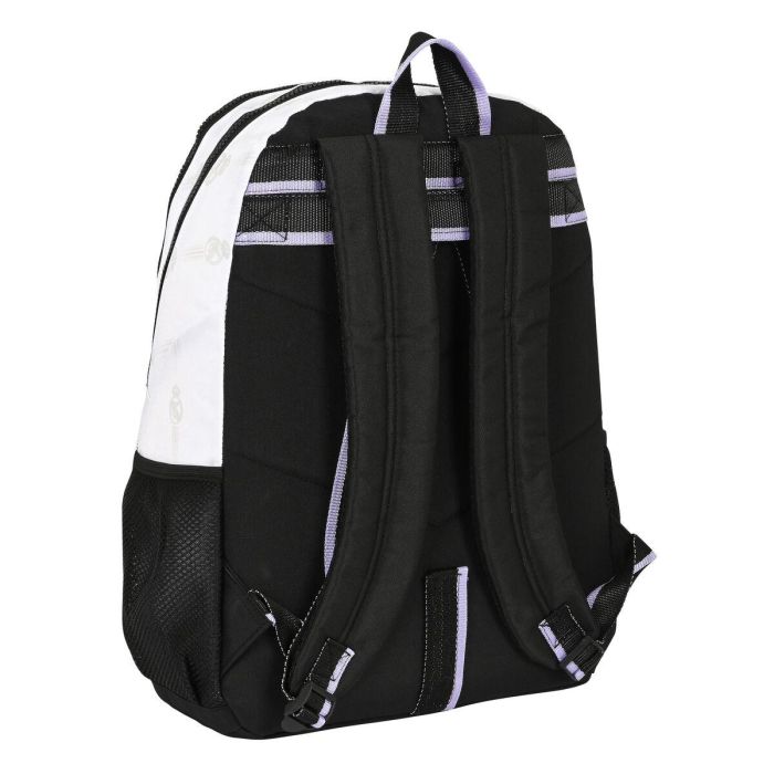 Mochila Escolar Real Madrid C.F. Negro Blanco (32 x 44 x 16 cm) 2