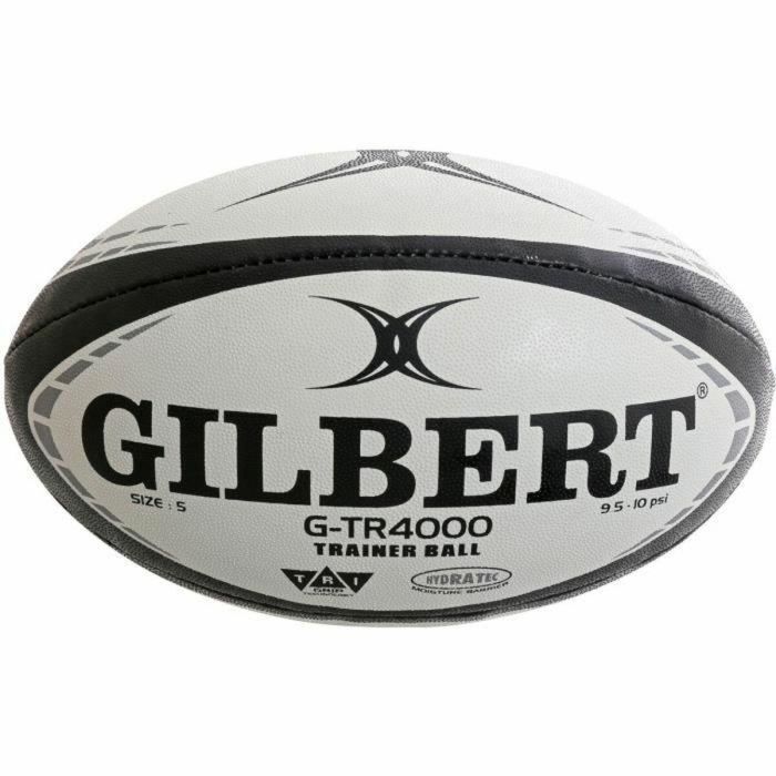Gilbert G-TR4000 Balón de Rugby - Tamaño 4 - Negro