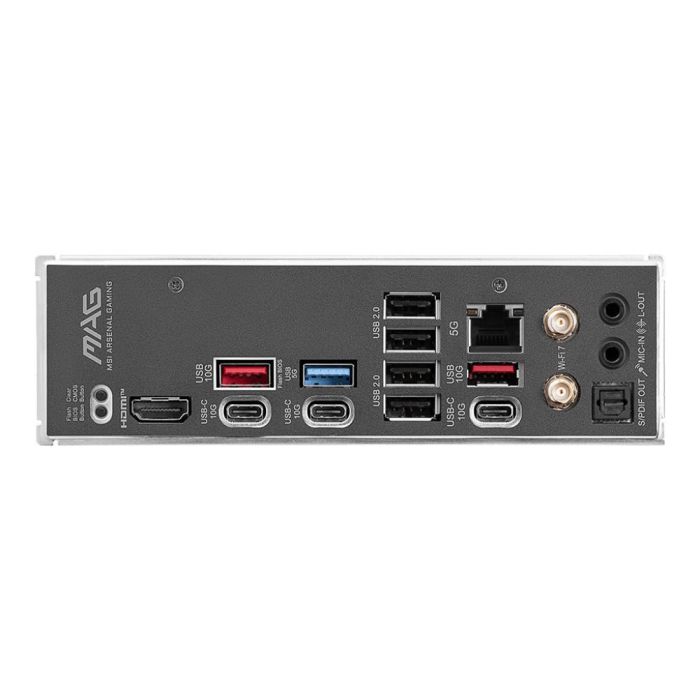 MSI MAG B850 TOMAHAWK MAX WiFi Placa Base ATX AMD Zócalo AM5 B850 DDR5 Wi-Fi 7 para Ryzen 7000/8000/9000 Series 5 Gigabit Ethernet 4 MSI MAG B850 TOMAHAWK MAX WiFi Placa Base ATX AMD Zócalo AM5 B850 DDR5 Wi-Fi 7 para Ryzen 7000/8000/9000 Series 5 Gigabit Ethernet 4
