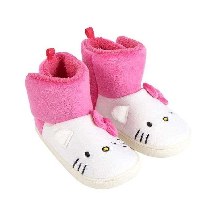 Zapatillas de casa bota aplicaciones hello kitty t28/29 0 Zapatillas de casa bota aplicaciones hello kitty t28/29 0