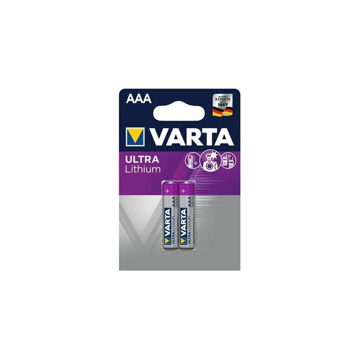 Varta 6103301402 Pilas de Ultra Litio AAA 2uds