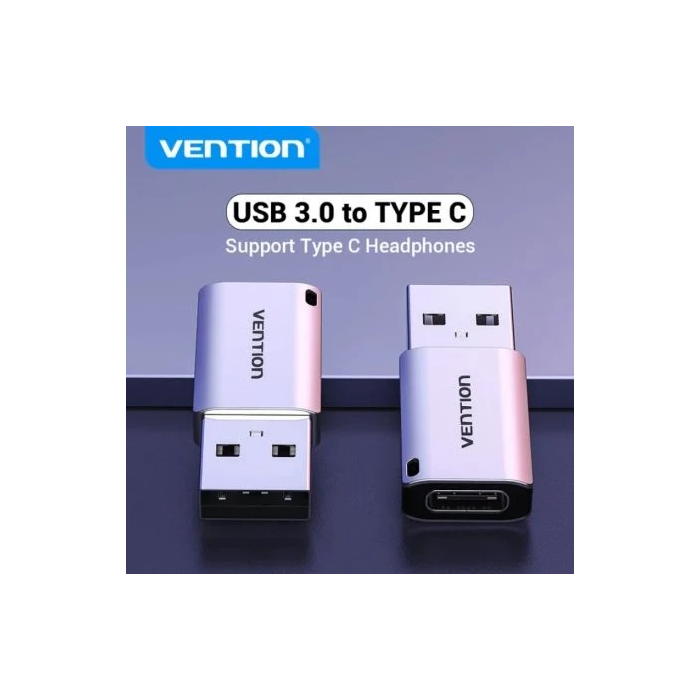Vention Adaptador USB 3.0 Macho a USB Tipo-C Hembra CDPH0 Vention Adaptador USB 3.0 Macho a USB Tipo-C Hembra CDPH0
