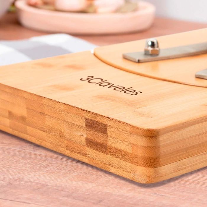 3 Claveles Jamonero basculante con base giratoria 360°, bloqueo automático y cabezal giratorio 6