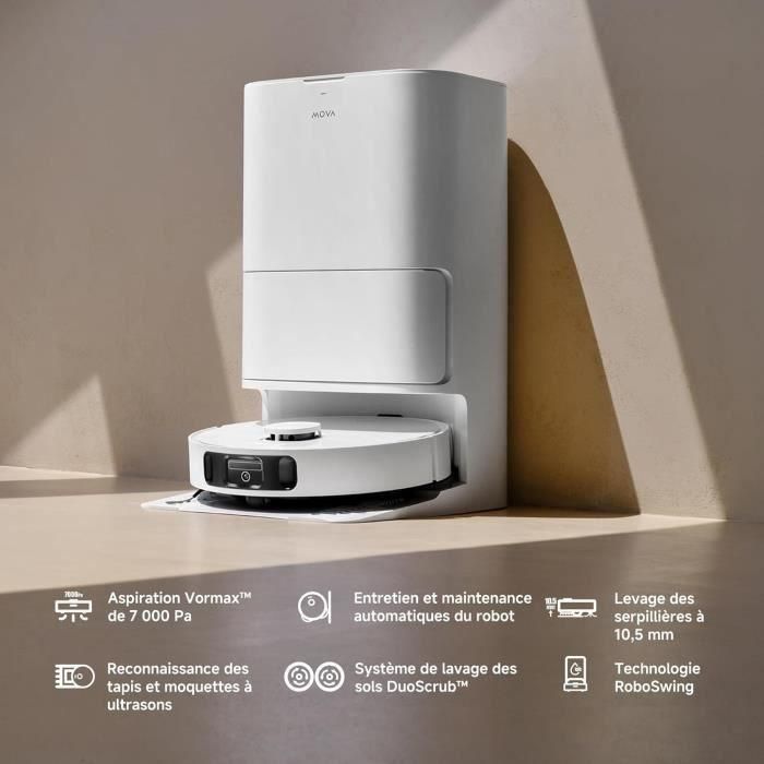 Mova E30 Ultra Robot Aspirador con Vaciado Automático, Limpieza Automática con Mopa y Tecnología RoboSwing MOV6976233679983 1 Mova E30 Ultra Robot Aspirador con Vaciado Automático, Limpieza Automática con Mopa y Tecnología RoboSwing MOV6976233679983 1