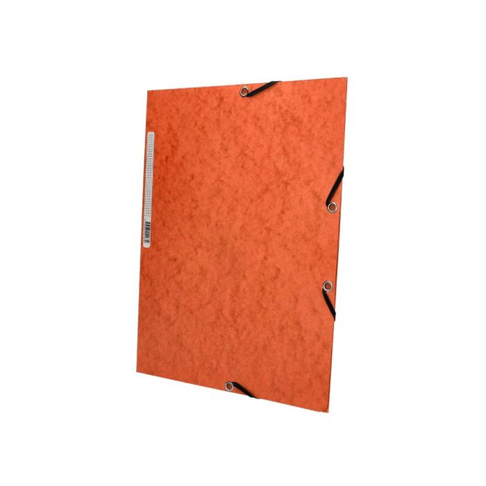 Carpeta Q-Connect Gomas Kf02170 Carton Simil-Prespan Solapas 320x243 mm Naranja 3