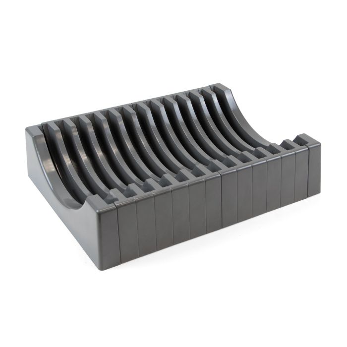 Emuca Kit de organizadores de platos para muebles, con capacidad para 13 platos, Plástico, Gris antracita 0 Emuca Kit de organizadores de platos para muebles, con capacidad para 13 platos, Plástico, Gris antracita 0