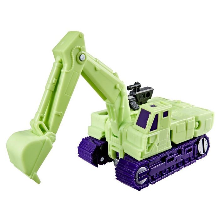Hasbro Studio Series Constructicon Scavenger Transformers Figura Deluxe Class 11.5 cm Robot a Excavadora, se une a Devastator 2