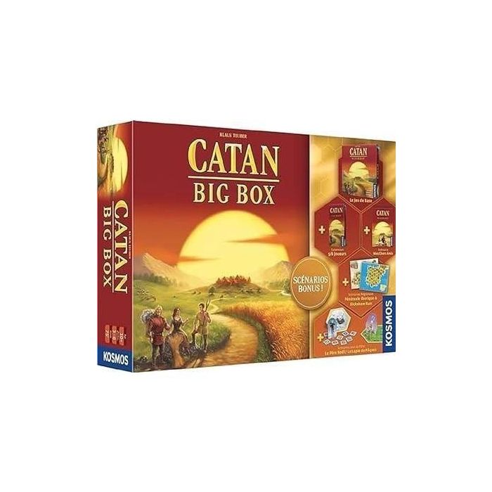Asmodee CAT3558380099574 Cosmos Catán: Caja grande - Juego de mesa 3-4 jugadores, +10 años, 75 min