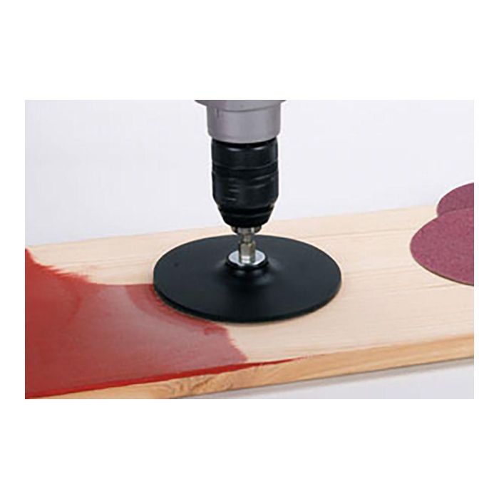 Wolfcraft Plato de Goma 2020000 para Vástago 8mm Ø125mm 1 Wolfcraft Plato de Goma 2020000 para Vástago 8mm Ø125mm 1