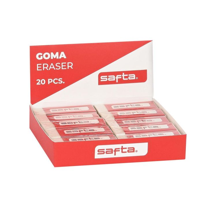 Goma De Borrar Safta 125x115x25 mm