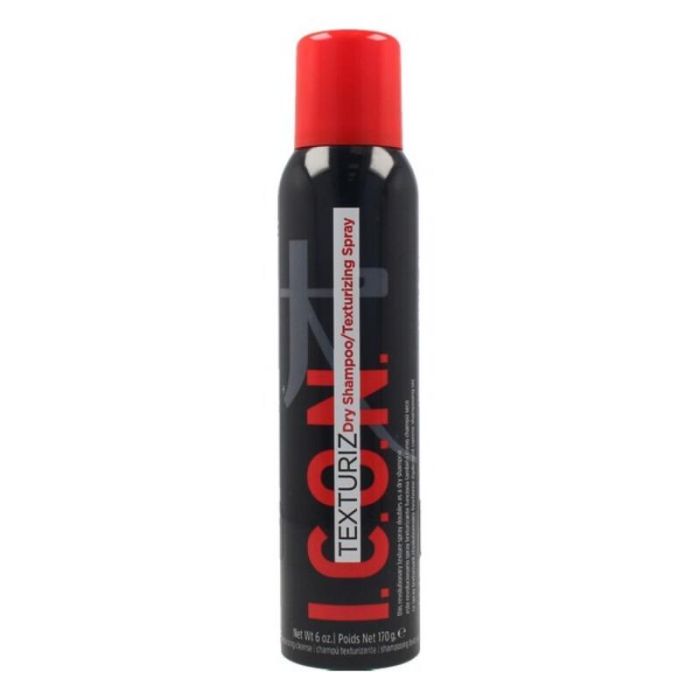I.C.O.N. TEXTURIZ Champú Seco y Spray Texturizante - Volumen, Refresca Raíces, Sin Aclarado, 170 g