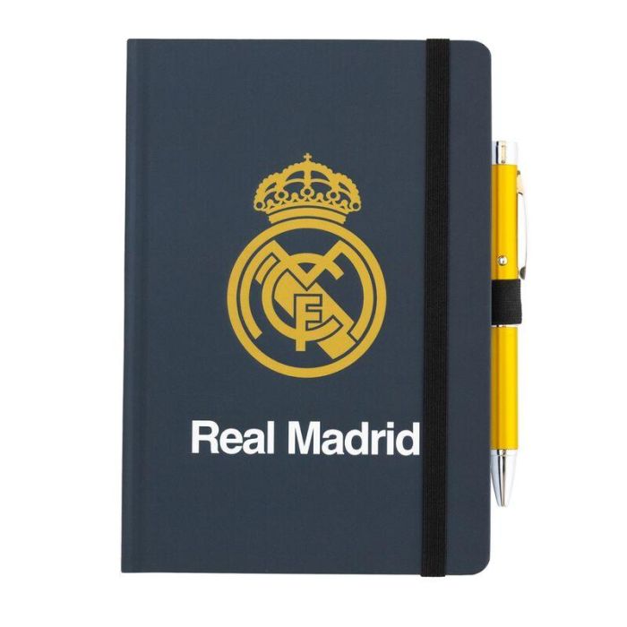 Cuaderno A5 premium + boligrafo proyector Real Madrid 0 Cuaderno A5 premium + boligrafo proyector Real Madrid 0