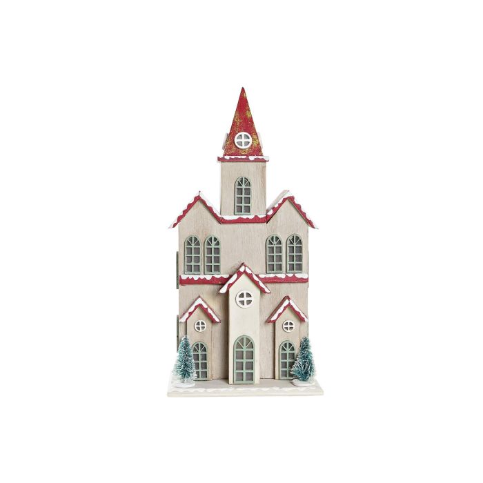 DKD Home Decor Casa Navidad Fantasía con LED MDF Rojo Verde Blanco 8x28x13 cm Pack 2 Unidades Funciona con 2 Pilas AAA 2 DKD Home Decor Casa Navidad Fantasía con LED MDF Rojo Verde Blanco 8x28x13 cm Pack 2 Unidades Funciona con 2 Pilas AAA 2