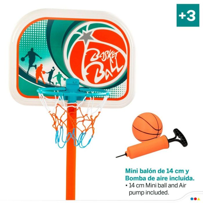 Canasta de Baloncesto Colorbaby 33 x 106 x 29 cm (4 Unidades) 2 Canasta de Baloncesto Colorbaby 33 x 106 x 29 cm (4 Unidades) 2