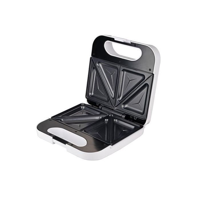 Grunkel Sandwichera Doble 750 W Con Corte Triangular Blanco Grunkel Sandwichera Doble 750 W Con Corte Triangular Blanco