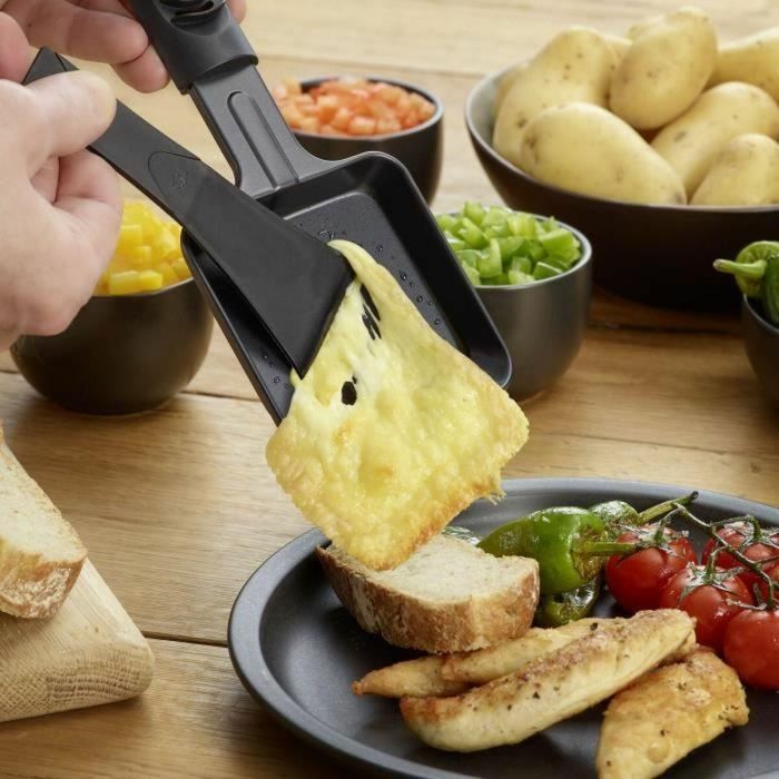 Severin RG9670 Raclette para 8 personas, Placa de Cocción Antiadherente Grande 41,7 x 26,3 cm, 1400 W, Negra 4 Severin RG9670 Raclette para 8 personas, Placa de Cocción Antiadherente Grande 41,7 x 26,3 cm, 1400 W, Negra 4