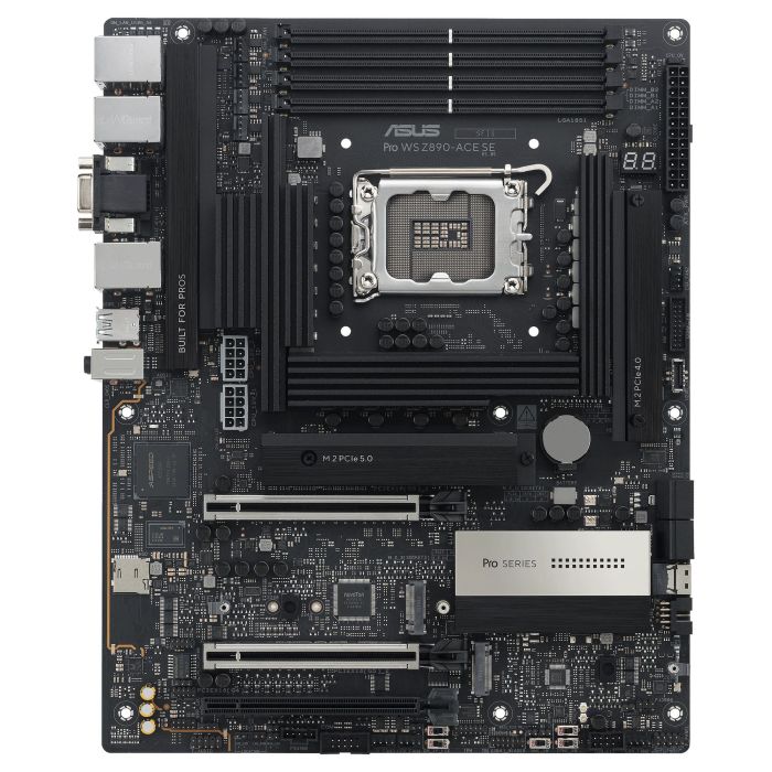 ASUS PRO WS Z890-ACE SE Placa Base Intel Z890 Socket LGA 1851 DDR5 ATX para PC Intel Core Ultra 1 ASUS PRO WS Z890-ACE SE Placa Base Intel Z890 Socket LGA 1851 DDR5 ATX para PC Intel Core Ultra 1