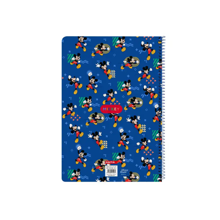 Safta Cuaderno Espiral Folio 80 Hojas Tapa Extradura Cuadro 4 mm Mickey Mouse Today 1 Safta Cuaderno Espiral Folio 80 Hojas Tapa Extradura Cuadro 4 mm Mickey Mouse Today 1