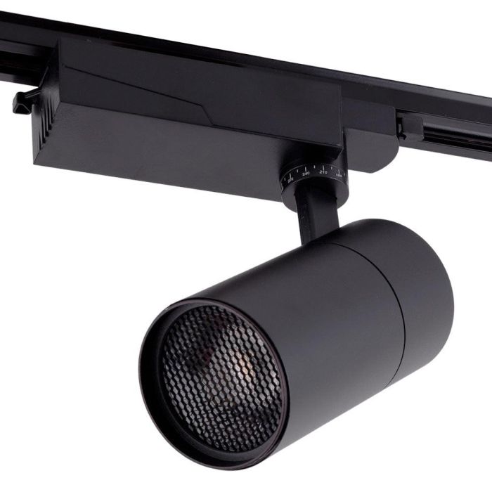 Foco Carril LED 30W 2700Lm CRI90 4200K Monofásico Antideslumbrante HO-FC-30W-AD-B-W 40000H Negro