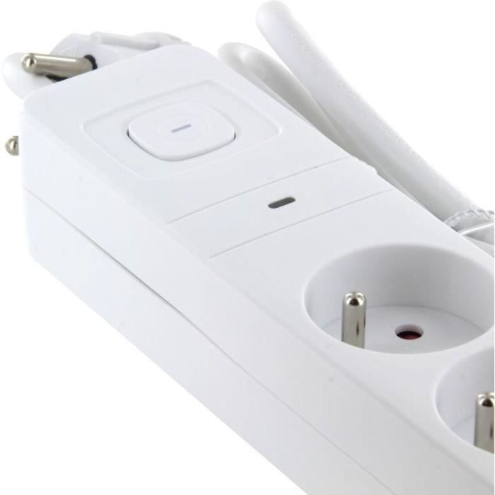 Chacon CHA5411478440833 Regleta 4 Tomas 16A con Cable de 1,5m y Protección contra Sobretensiones 3