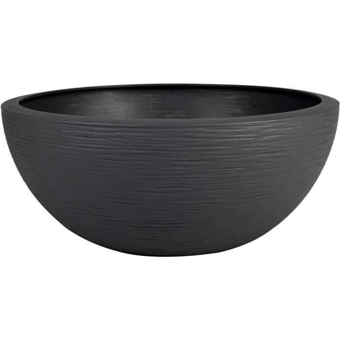 EDA PLASTIQUE Maceta de Lavabo Graphit'Up Ø 40 cm, 14.9L - Gris Antracita, Resistente Heladas, Drenaje, Uso Exterior e Interior 0 EDA PLASTIQUE Maceta de Lavabo Graphit'Up Ø 40 cm, 14.9L - Gris Antracita, Resistente Heladas, Drenaje, Uso Exterior e Interior 0