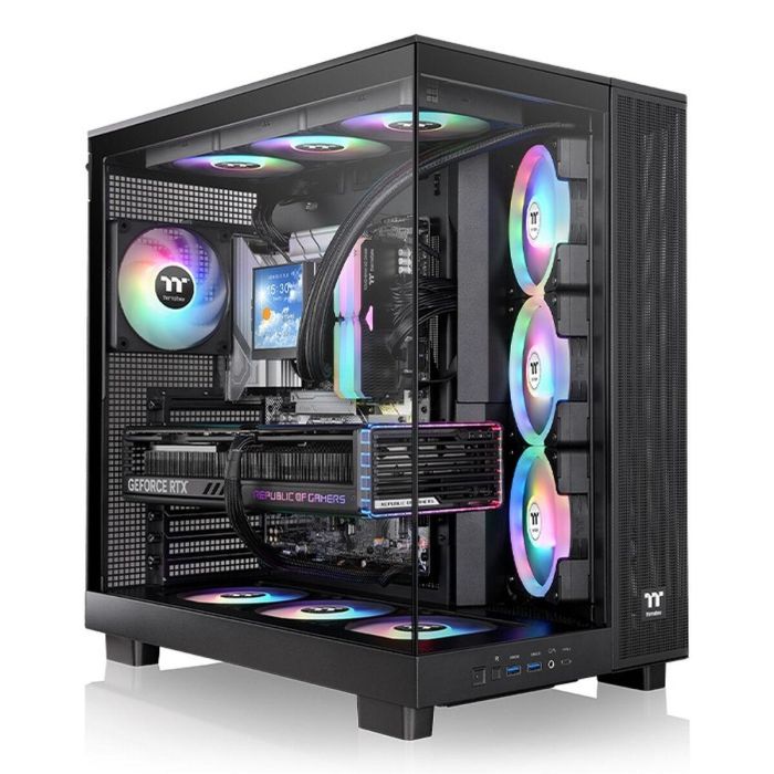 Thermaltake View 380 XL TG ARGB Midi Tower Negro - Caja PC de Torre Media 0 Thermaltake View 380 XL TG ARGB Midi Tower Negro - Caja PC de Torre Media 0