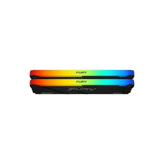 Memoria RAM Kingston FURY Beast RGB 2 x 8GB/ DDR4/ 3200MHz/ 1.35V/ CL16/ DIMM 1 Memoria RAM Kingston FURY Beast RGB 2 x 8GB/ DDR4/ 3200MHz/ 1.35V/ CL16/ DIMM 1