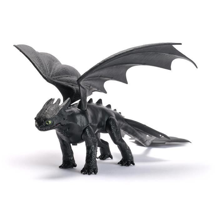 Spin Master SPI6074241 Figura de Dragón Krokmou con Sonido 25 CM de la Película Dragones