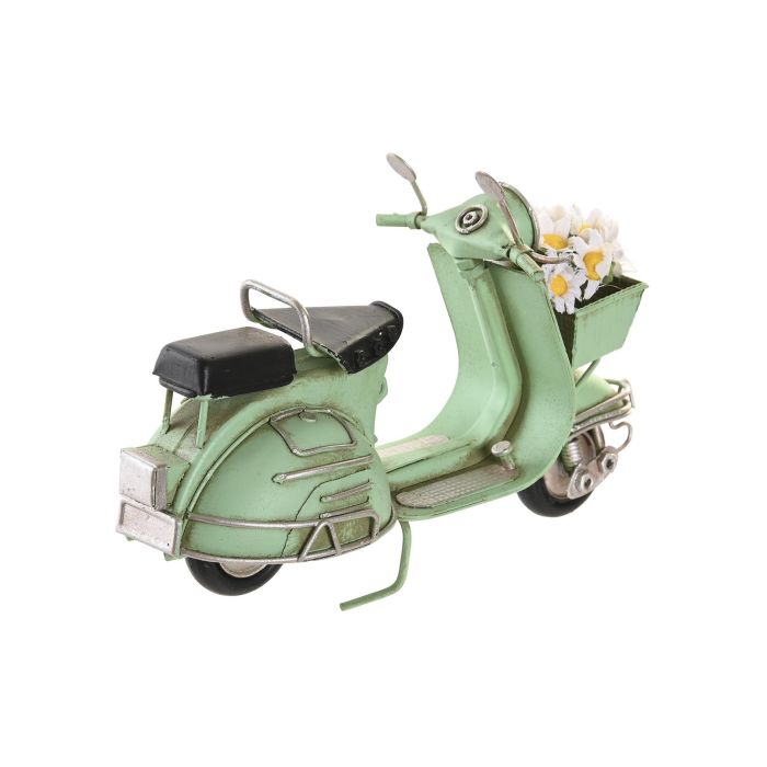 DKD Home Decor Vehículo Decoración Vintage Naranja Verde Menta Metal Plástico 7 x 11 x 17.5 cm (4 Unidades) 2