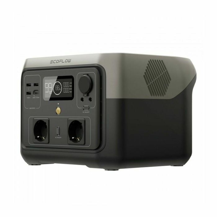 Generador eléctrico portátil River 2 Max, 512 WH, 2 CA Salida - 500 W en total (Overvoltaje 1000 W) 3 Generador eléctrico portátil River 2 Max, 512 WH, 2 CA Salida - 500 W en total (Overvoltaje 1000 W) 3