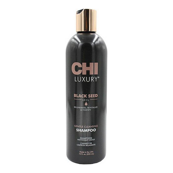 Farouk CHI Luxury Black Seed Oil Champú Limpiador Suave, Hidratante, Fortificante y Voluminizador con Aceite de Semilla Negra 355 ml