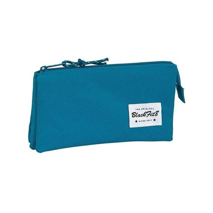 Safta BLACKFIT8 EGEO Portatodo Triple para Escolar con 3 Compartimentos y Bolsillo Interior, 220x30x120 mm, 3 L Safta BLACKFIT8 EGEO Portatodo Triple para Escolar con 3 Compartimentos y Bolsillo Interior, 220x30x120 mm, 3 L