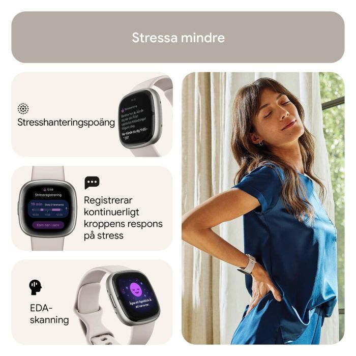 Smartwatch Google Sense 2 Blanco 1,58" 19 Smartwatch Google Sense 2 Blanco 1,58" 19