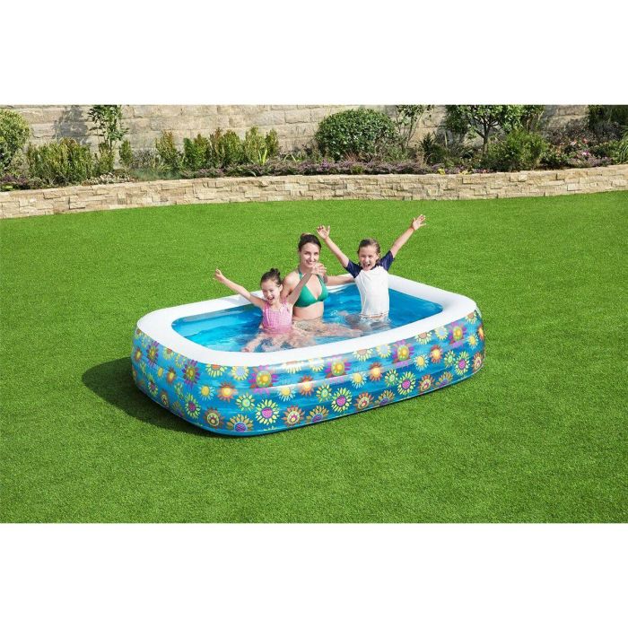 Bestway Piscina Hinchable 3 Camaras Floral 229x152x56 cm +6 Años Jardin 54120 17 Bestway Piscina Hinchable 3 Camaras Floral 229x152x56 cm +6 Años Jardin 54120 17